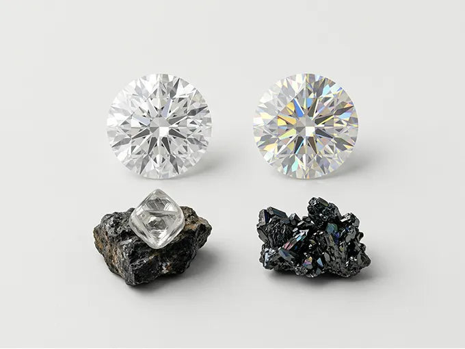 Moissanite vs. Diamonds (Lab-Grown & Natural)